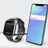 Smart Watch Men Women Bluetooth With Fitness Tracker Black