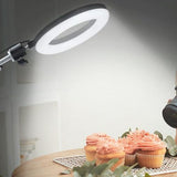 Ring Light with Overhead Camera Phone Mount for Video Recording and Zoom Meetings