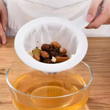 3Pcs Kitchen Ultra-fine Strainer Nylon Mesh Filter Spoon Soybean Milk Coffee Yogurt