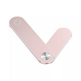 Portable PC Laptop Phone Holder Foldable Screens Expansion Mobile Side Mount Rose Pink
