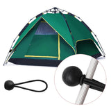 50PCS Elastic Ball Rope Tie Ball Bungee Strap for Tarp Canopy Camping Tent Luggage