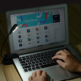 3-Color Modes Clip-On Reading Lamp with Flexible Gooseneck USB Rechargeable Night Light for Desk Books Single-Head