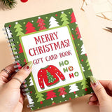 3 PCS Christmas Gift Card Money Holder Book Set for DIY Gifting