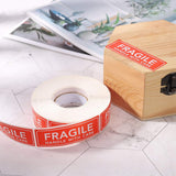 1000 PCS Self Adhesive Fragile Stickers Handle with Care for Shipping Boxes