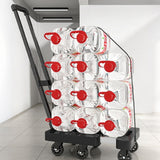 Telescopic Folding Hand Truck with Elastic Rope Portable Utility Cart