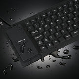 Foldable Flexible USB Keyboard Waterproof Silicone Style 1