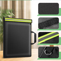 3Pcs Set Anti-Tracking Faraday Bags Anti-Theft Fireproof Bags with Reflective Strips