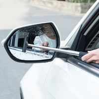Retractable Universal Car Rearview Mirror Wiper Glass Mist Cleaner Glass Mirror Cleaning Tool