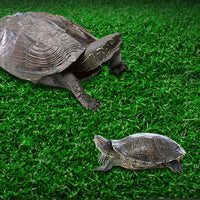 Turtle Basking Platform Simulation Grass Turtle Ramp for Fish Tank Aquarium