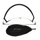 Portable Pop-Up Soccer Goal Set with 3 Ground Pegs and Carry Storage Bag Black