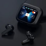 Bluetooth 5.3 Wireless Earbuds Multifunctional Touch Screen LCD Screen Headphone