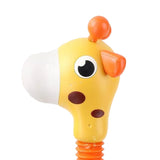 Baby Bath Shower Head Kid Shower Sprinkler Shower Water Spray Bathtub Fountain Toy Yellow Giraffe