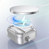 Protective AirPods Case Stand Support Wireless Charging Compatible Silver
