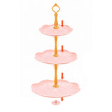 Kids Pretend Tea Party Set with Dessert & Carrying Case Style 1