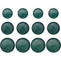 12Pcs Round Plastic Plant Saucers – Durable Flower Pot Trays for Indoor & Outdoor Garden