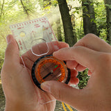 Multifunctional Professional Compass with Baseplate and Map Scale