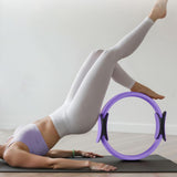 13PCS Home Pilates Essentials Kit – Includes Yoga Ball Resistance Band and Pilates Ring Purple