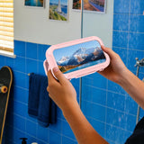 Waterproof Adjustable Play Phone Holders New Shower Phone Holder for Home Bathroom Pink