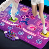Rechargeable Dance Mat with 5 Modes Music Pad for Living Room Game Room