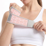 Carpal Tunnel Wrist Brace 2-Pack Adjustable Wrist Support Wraps for Men and Women Pink