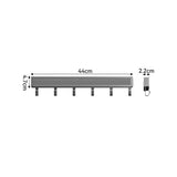 Retractable Pull Out Laundry Rack Wall Mount Space Saving Drying Rack for Bathroom Laundry Room Gray