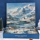 Survival Kit Advent Calendar for Men 24-Day Outdoor Tool Gift Countdown Box