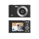 48MP Digital Camera for Beginners 1080P HD Video 16X Zoom Selfie Camera with 32GB TF Card Black