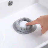 Silicone Bathtub Hair Catcher for Pop-Up and Standard Shower Drains