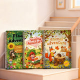 Grooved Handwriting Drawing Practice Book Set for Little Ones