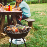 Stainless Steel Rolling Grilling Basket Set BBQ Grill Mesh Camping Barbecue Rack