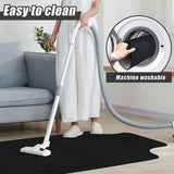 Chair Mat for Floors Desk Chair Mat for Home Office Floor Protector Smooth Rolling Mat Black