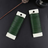 4 Roll 0.7mm Green Floral Wire Rolls for Christmas Wreath Crafts