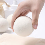 6 PCS Reusable Wool Dryer Balls for Softer Laundry and Reduced Static