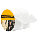 2 PCS 5m Ultra Thin Self Adhesive Rubber Anti Slip Grip Tape for Handles White