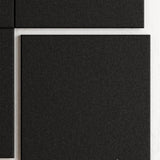 12Pcs Large Felt Bulletin Board Wall Tiles for Office & HomePanels Black