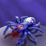 360 Rotating RC Wall Climbing Spider Toy Remote Control Blue