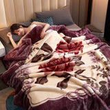 Soft Queen Size Blanket Double-Sided Winter Warm Quilt Throw Blanket Style 3