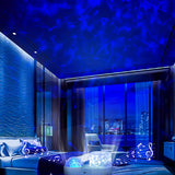 Ocean Star Projector Night Light Rotating Galaxy Lamp Bedroom Decor