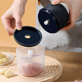 Cordless Electric Garlic Chopper Mini Meat Mincer USB 6 Blades