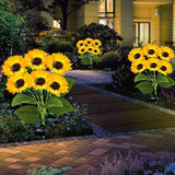 2PCS Solar Sunflower Lights – Waterproof Outdoor Garden & Patio Decor