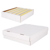 5 Section Large Card Box Holds Over 4000 Cards with Lid Storage