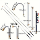 Pressure Washer Extension Wand Set Power Washer Lance with Nozzle Tips 1/4" Quick Connect