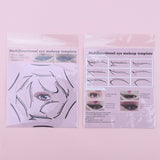 4 Sheets Eyeliner Stencil Quick Makeup Guide for Makeup
