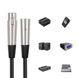 XLR 3 Pin Male to Female Audio Cable Balanced Shielded Microphone