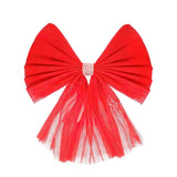 Large Red Christmas Door Bow – Outdoor Holiday Home Decoration