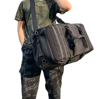60L Military Tactical Backpack Trekking Rucksack Travel Sports Duffle Bag Black