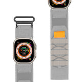 Nylon Watch Band Sports Watch Strap Compatible with Apple Watch Grey