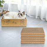 5PCS Cat Scratcher Cardboard Pad for Indoor Cats