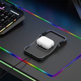 Wireless Charging Pad 15W 2 in 1 with Non Slip Car Phone Holder