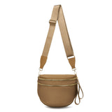 Oxford Cloth Large Capacity Crossbody Bag – Lightweight Shoulder Messenger Bag for Women Caramel
